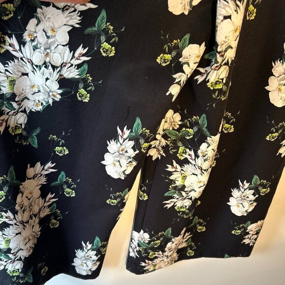 GB Girls SZ 10 Navy Floral Special event Dressy Casual Wedding Guest Preppy - Picture 5 of 10